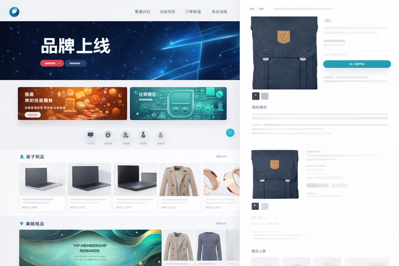 新品牌上線修圖概念圖